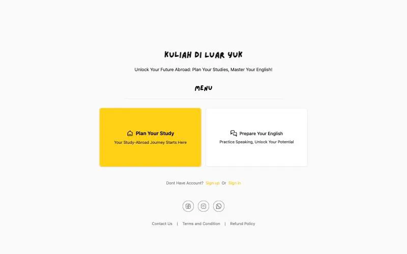 Kuliah di Luar Yuk home page